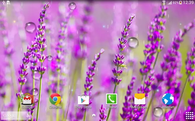 Autumn Flowers Live Wallpaper android App screenshot 0